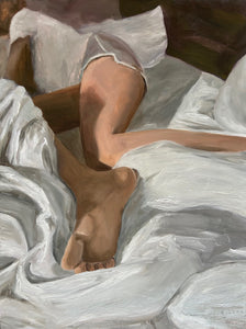 "Five More Minutes" 12" x 16 oil on panel