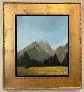 "Summer in Tetons" 12" x 14" oil