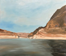 Load image into Gallery viewer, &quot;Navajo Canyon: Lake Powell&quot; 12&quot; x 14&quot; oil
