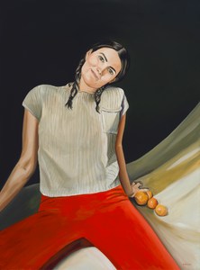 "Taking Up Space" 30" x 40" oil on panel