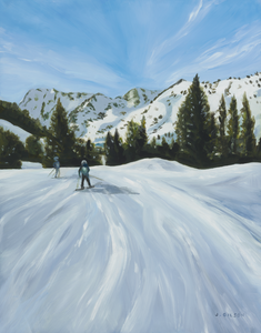 "Afternoon at Alta" 9" x 12"
