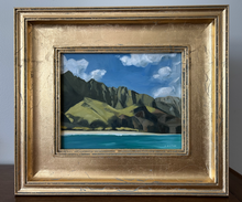 Load image into Gallery viewer, &quot;Na Pali Coast&quot; 8&#39; x 10&quot; oil on panel (framed)
