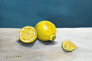"Lemons" 5"x7" acrylic