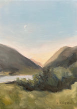 Load image into Gallery viewer, &quot;Nocturne in Little Cottonwood Canyon&quot; 5&quot; x 7&quot; oil
