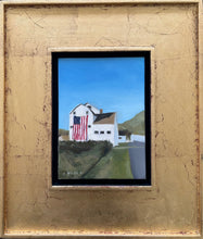 Load image into Gallery viewer, &quot;McPolin barn from the bridge&quot; 5&quot; x 7&quot; oil
