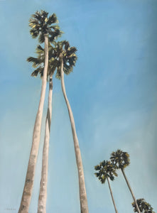 "Sun Drenched Palms" 18" x 24" oil