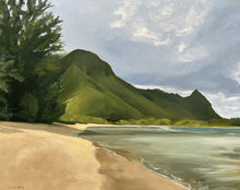 Load image into Gallery viewer, &quot;Tunnels Beach&quot; 16&quot; x 20&quot; oil
