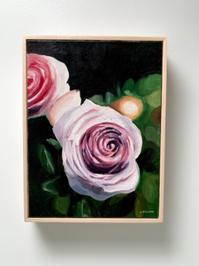 16" x 20" "Lead the Way" framed oil painting on canvas