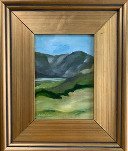 "Glimpse of Deer Creek" 6"x8" oil on panel