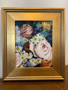"Cover Me in Daisies" 8"x10" oil